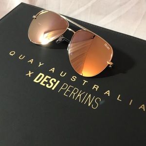 QUAY AUSTRALIA X DESI PERKINS HIGH KEY SUNGLASSES